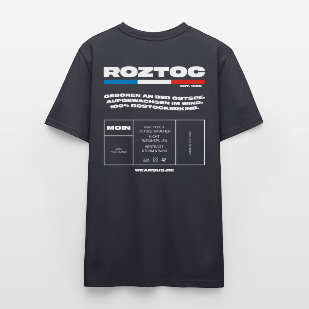 Rostock 'ROZTOC' Edition Unisex T-Shirt - Dunkles Graublau
