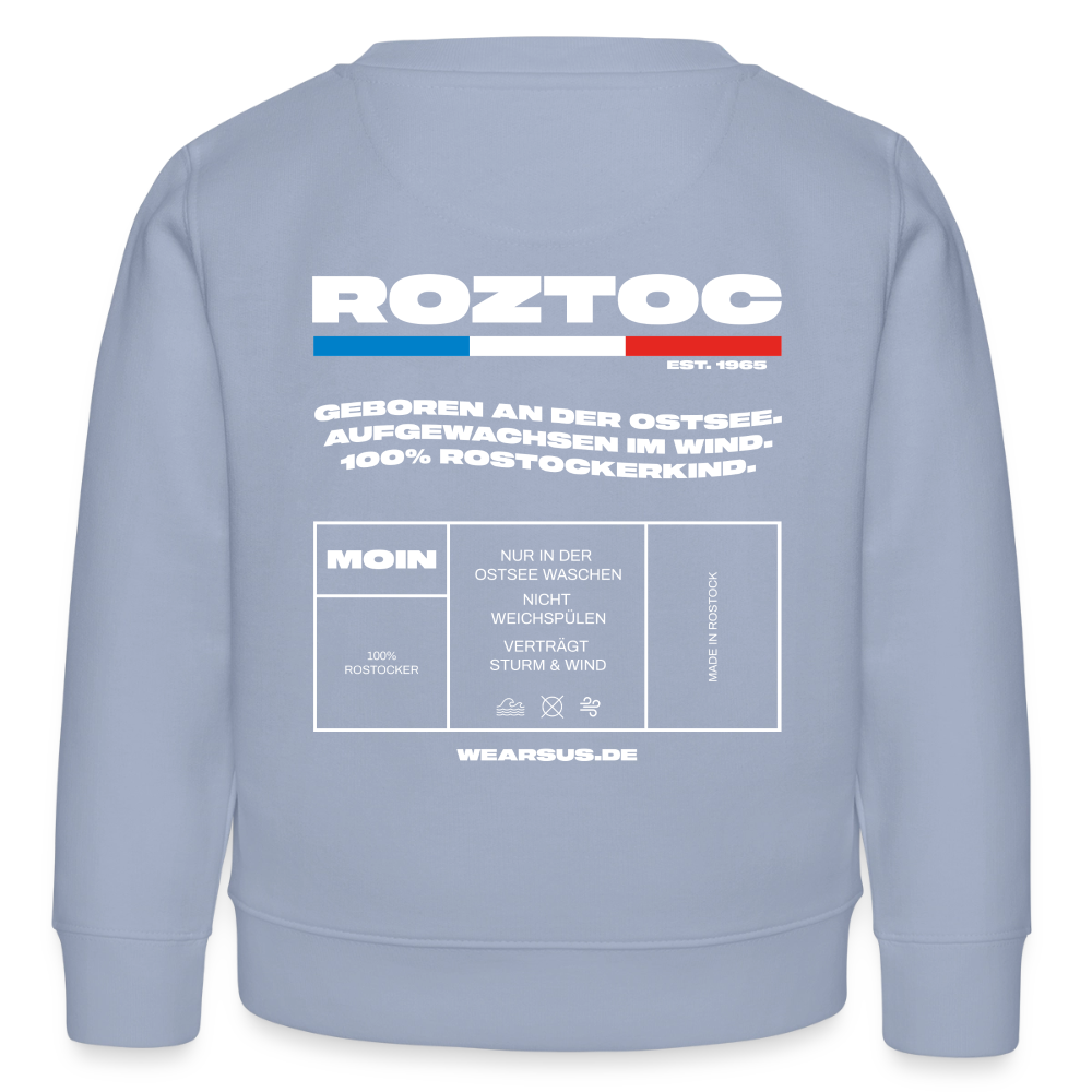 Rostock 'ROZTOC' Edition Bio Sweatshirt Kinder 3-8 Jahre - Lavendel-Violett