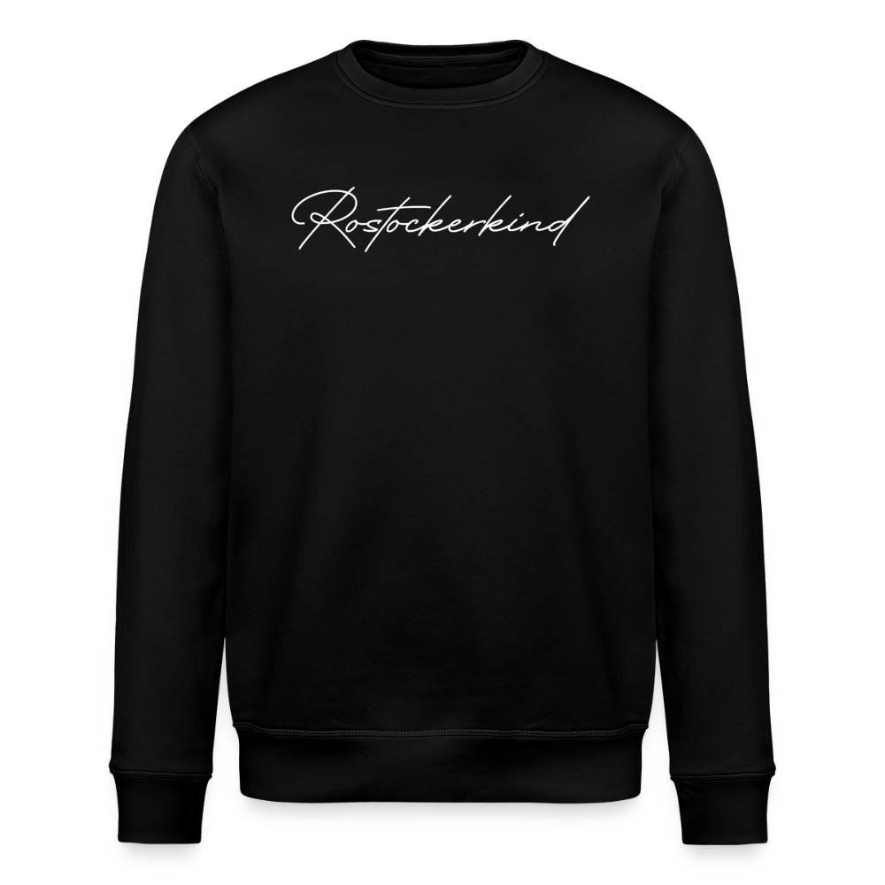 Rostock 'Rostockerkind' Signature Bio Sweatshirt Unisex - Schwarz