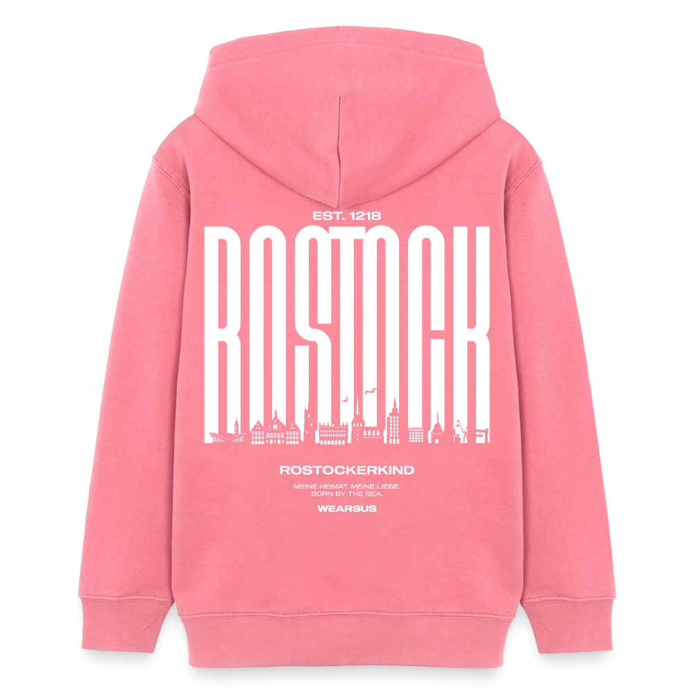 Rostock 'Rostockerkind' Bio Hoodie Kinder 9-13 Jahre - Pink 