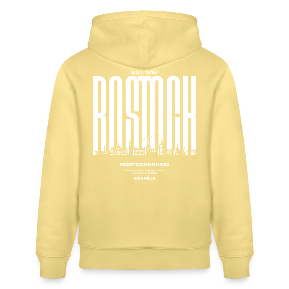 Rostock 'Rostockerkind' Bio Hoodie Unisex Farbe - Gelb Viva 
