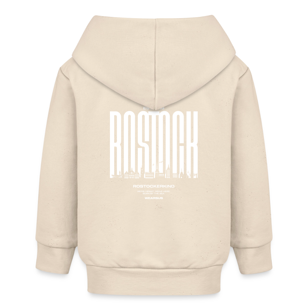 Rostock 'Rostockerkind' Bio Zip Hoodie Babys - Natur