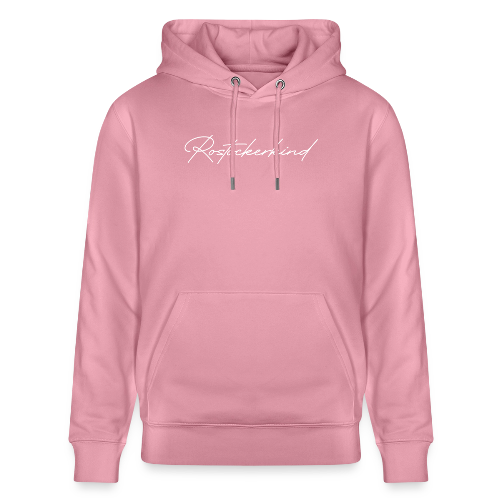 Rostock 'ROSTOCKERKIND' Signature Bio Hoodie Unisex weiß - Lila Traum