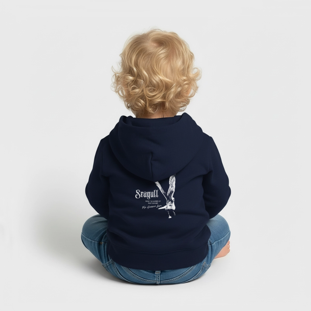 Rostock 'SEAGULL' Edition Baby Hoodie - Navy