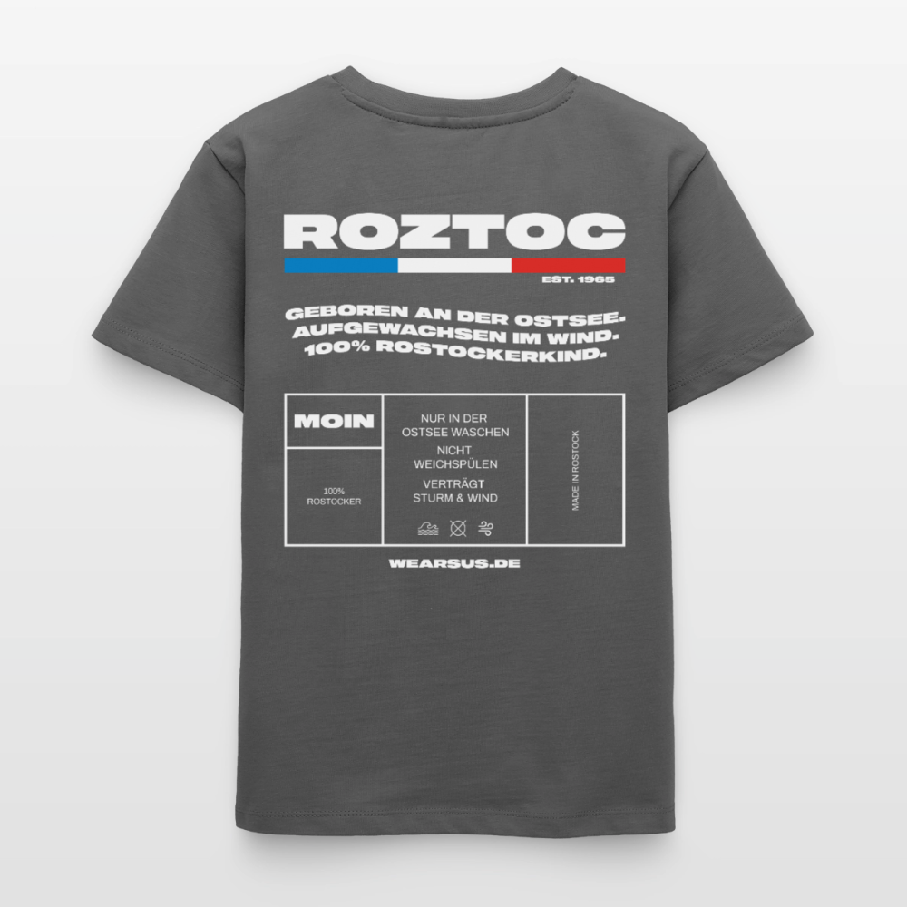 Rostock 'ROZTOC' Edition Kinder T-Shirt - Anthrazit
