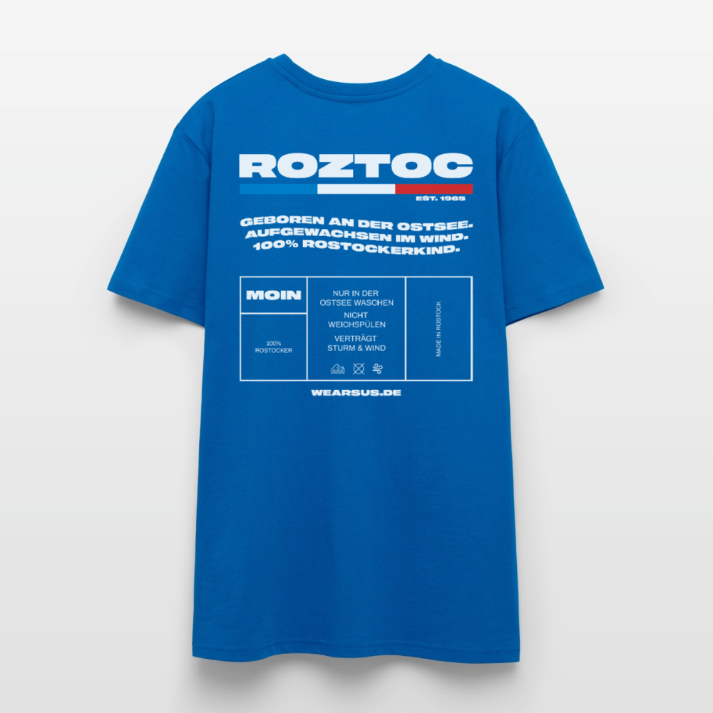 Rostock 'ROZTOC' Edition Unisex T-Shirt - Pfauenblau