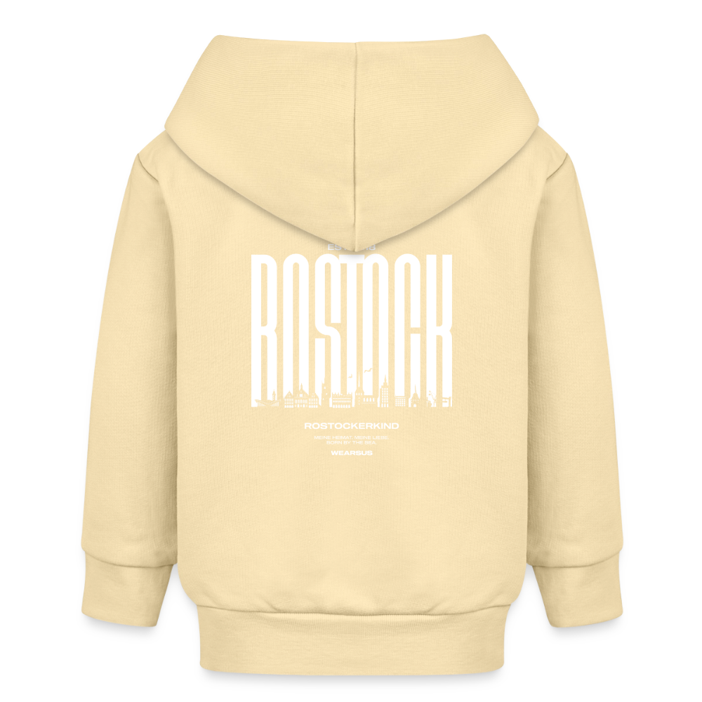 Rostock 'Rostockerkind' Bio Zip Hoodie Babys - Creme