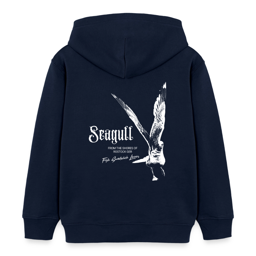 Rostock 'SEAGULL' Edition Bio Hoodie Kinder - Navy