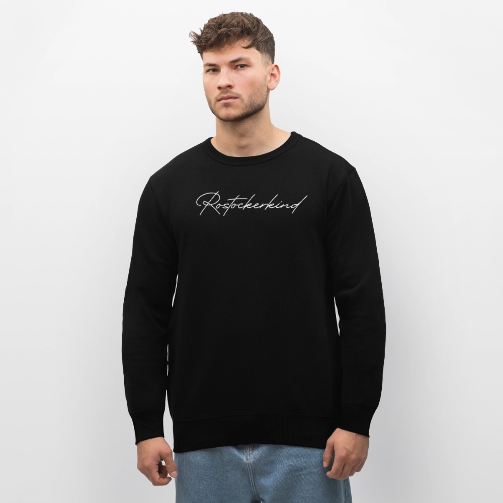 Rostock 'Rostockerkind' Signature Bio Sweatshirt Unisex - Schwarz