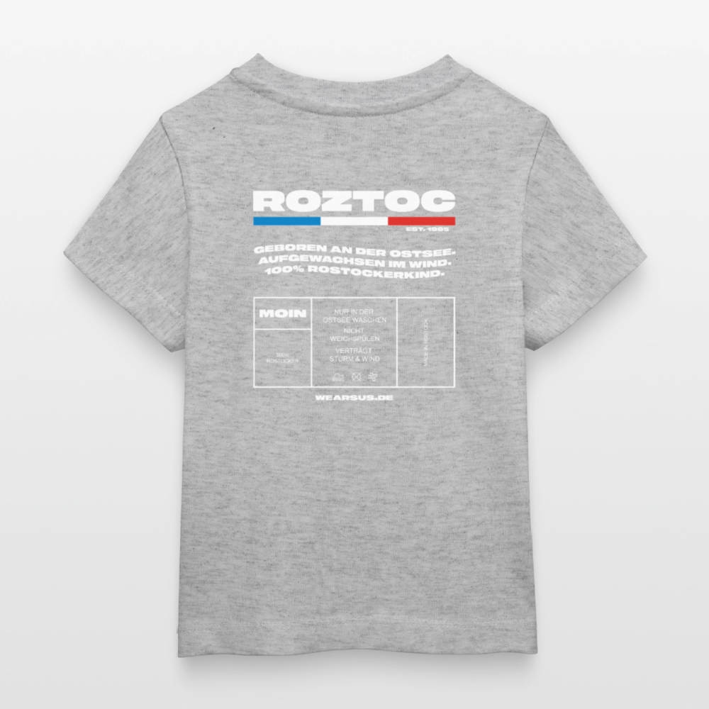 Rostock 'ROZTOC' Edition Baby T-Shirt - Grau meliert