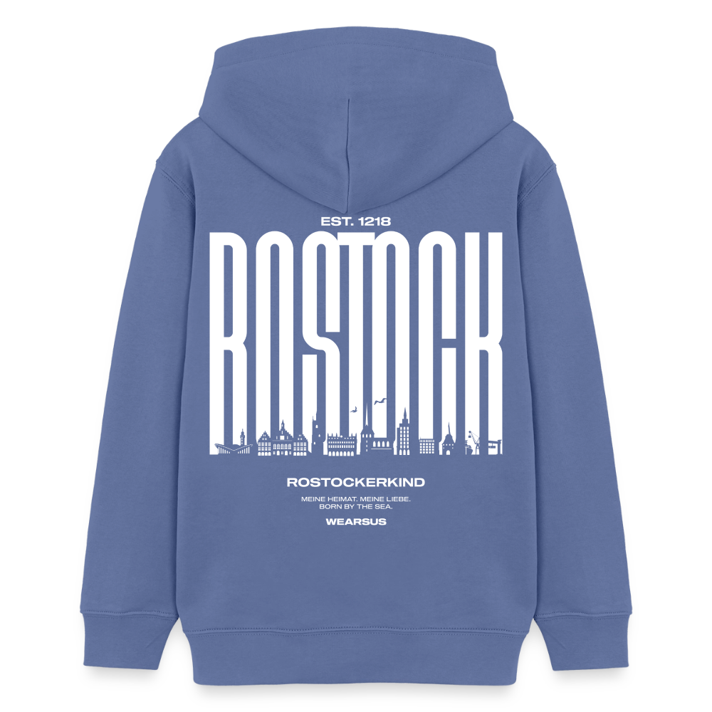 Rostock 'Rostockerkind' Bio Hoodie Kinder 9-13 Jahre - Blau