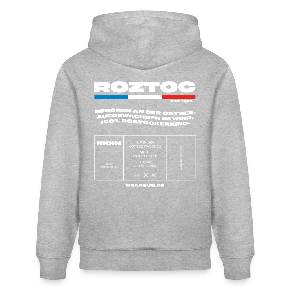 Rostock 'ROZTOC' Edition Unisex Hoodie - Grau meliert