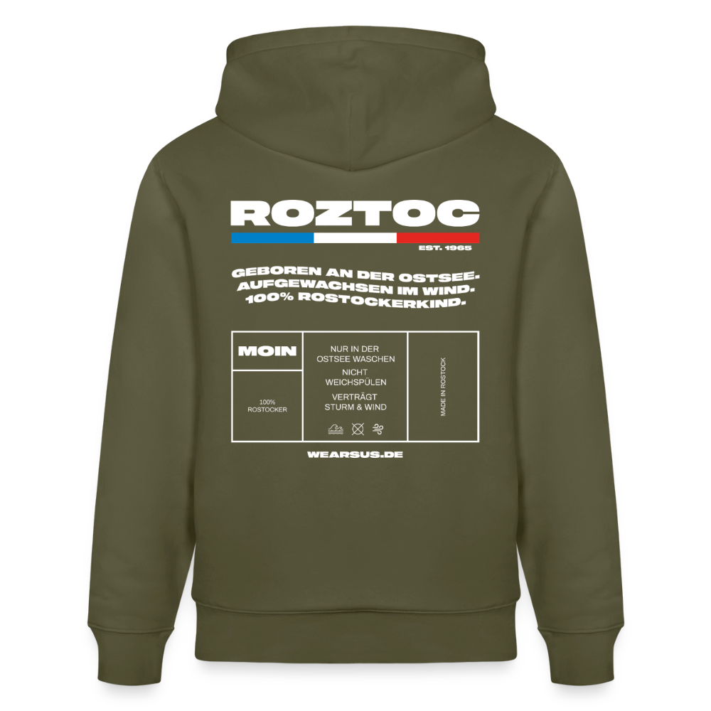 Rostock 'ROZTOC' Edition Unisex Hoodie - Khaki Grün