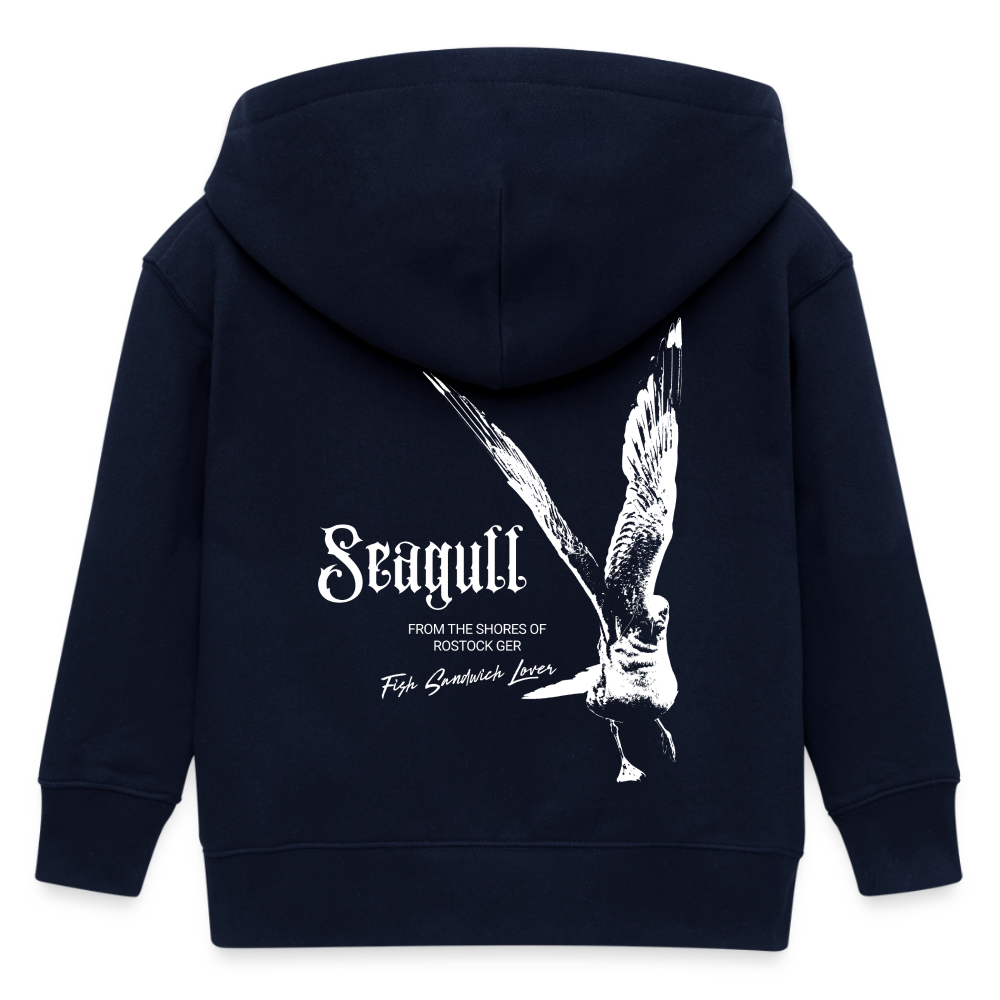 Rostock 'Seagull' Edition Bio Zip Hoodie Kinder 3-8 Jahre Farbe - Navy