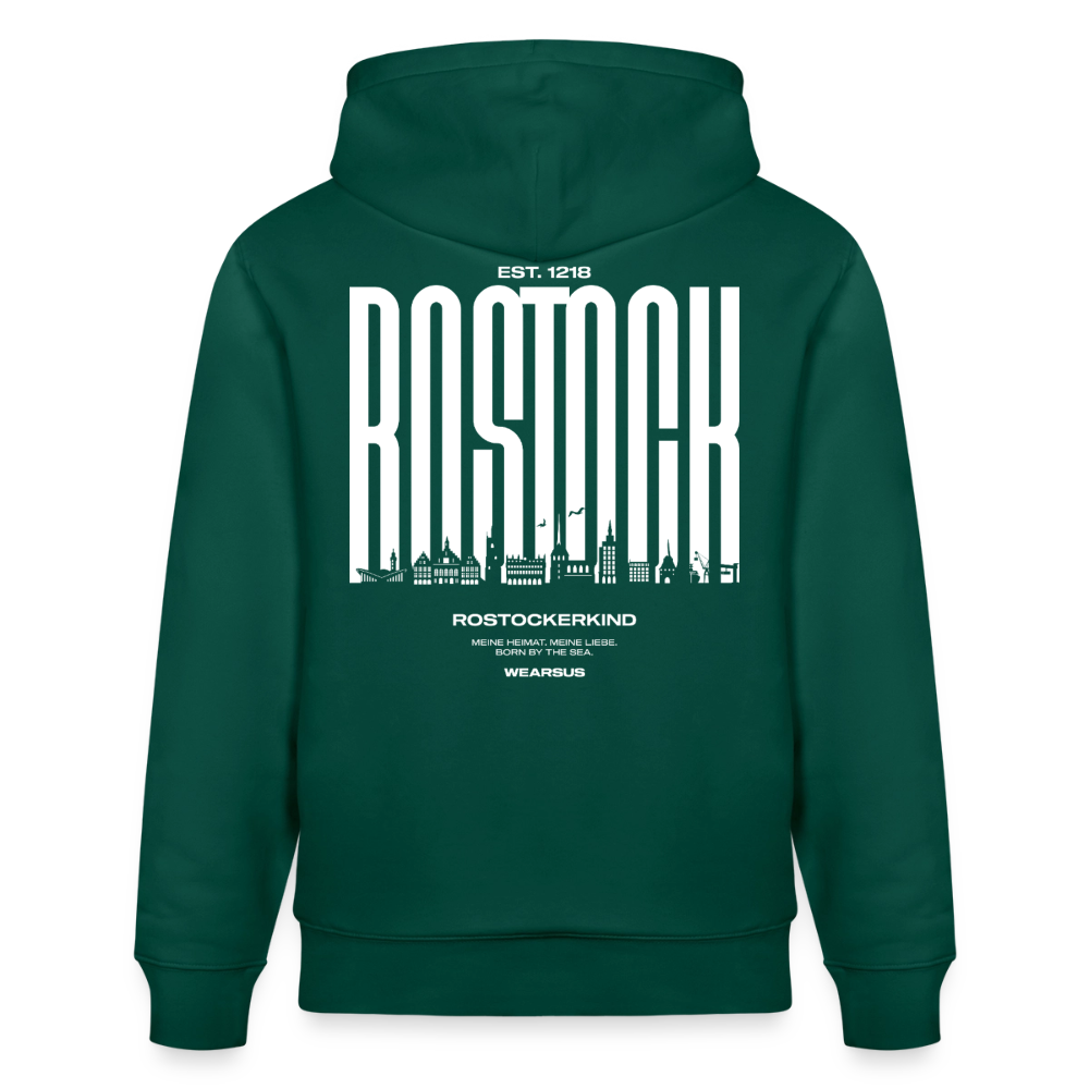 Rostock 'Rostockerkind' Bio Hoodie Unisex Farbe - Forest