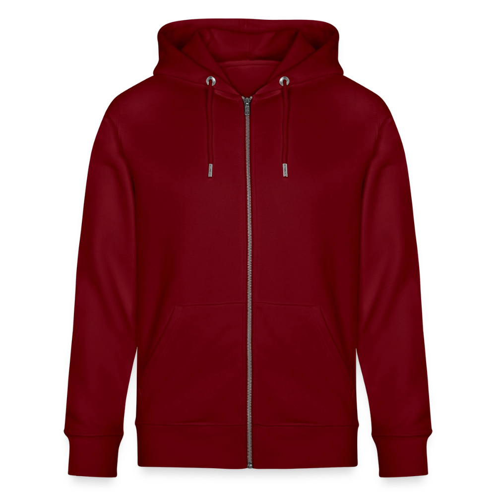 Rostock 'ROZTOC' Edition Bio Zip Hoodie Herren - Burgunderrot