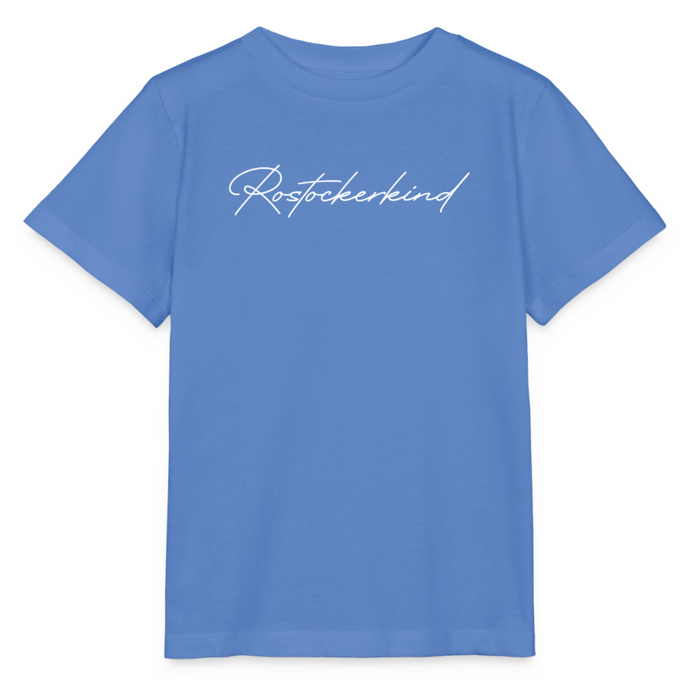 Rostock 'Rostockerkind' Signature Bio T-Shirt Kinder 3-8 Jahre - Blau