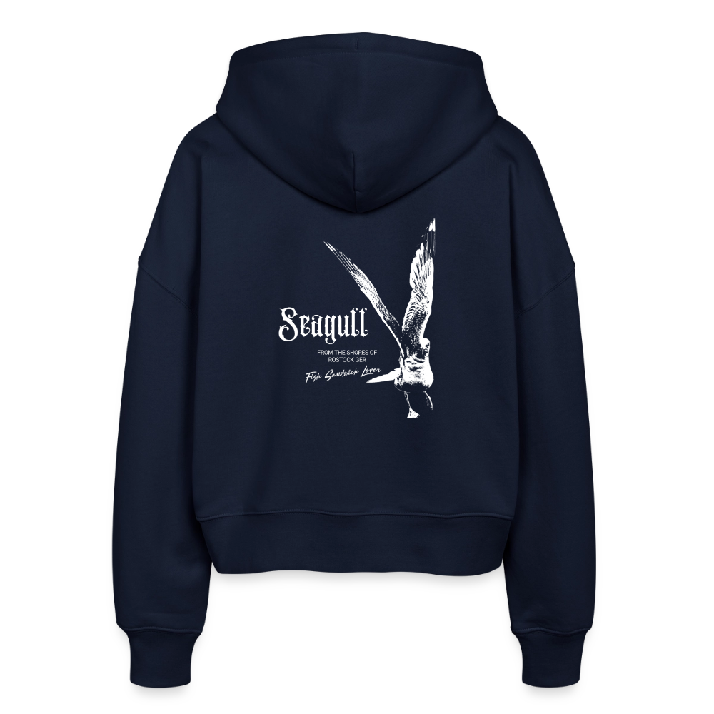 Rostock 'Seagull' Bio Zip Hoodie Damen - Navy