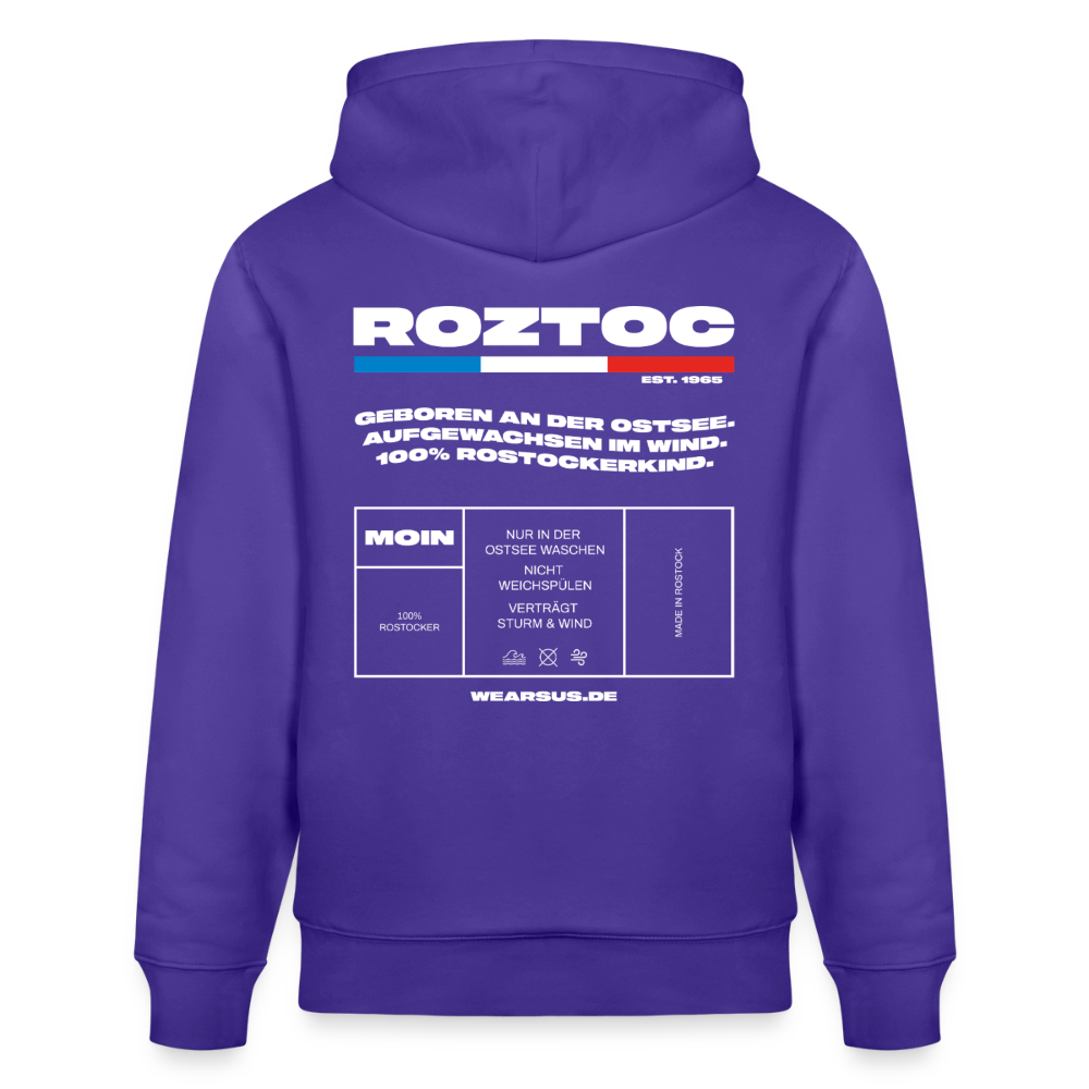 Rostock 'ROZTOC' Edition Unisex Hoodie - Purple Love 