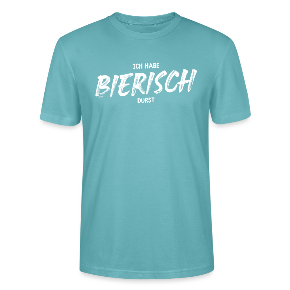 Unisex Sprüche T-Shirt 'Ich habe bierisch Durst' - Pastelltürkis