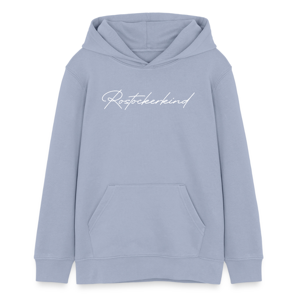 Rostock 'Rostockerkind' Signature Bio Hoodie Kinder 9-13 Jahre - Lavendel-Violett