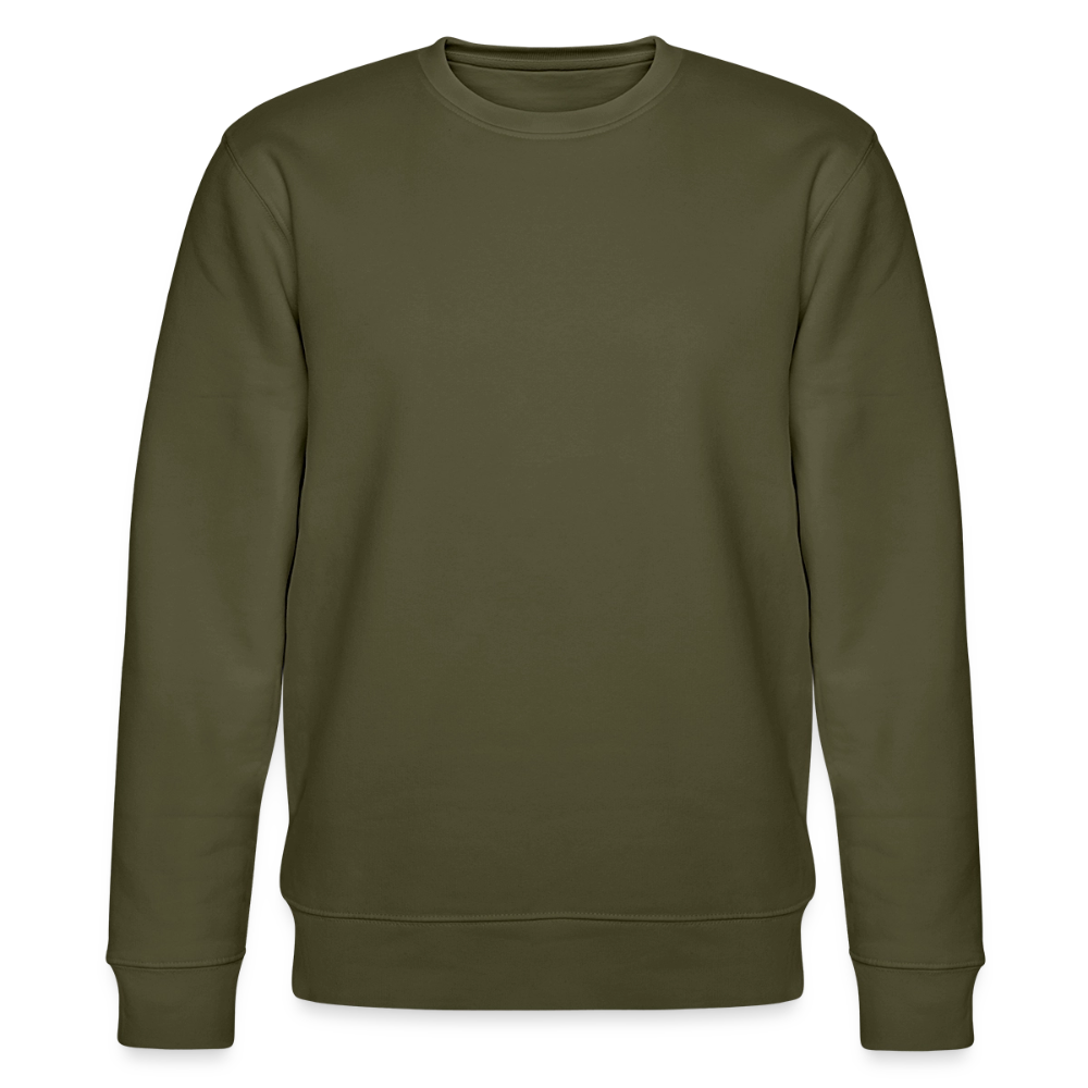 Rostock 'Rostockerkind' Bio Sweatshirt Unisex Back Print - Khaki