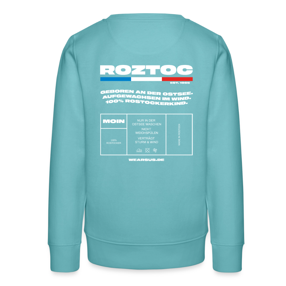 Rostock 'Seagull' Edition Bio Sweatshirt Kinder 9-13 Jahre Farbe - Pastelltürkis