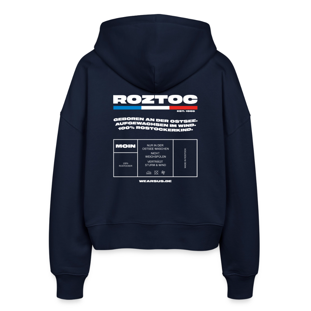 Rostock 'ROZTOC' Edition Bio Zip Hoodie Damen - Navy