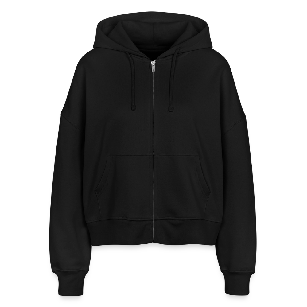 Rostock 'Rostockerkind' Bio Zip Hoodie Damen Farbe - Schwarz