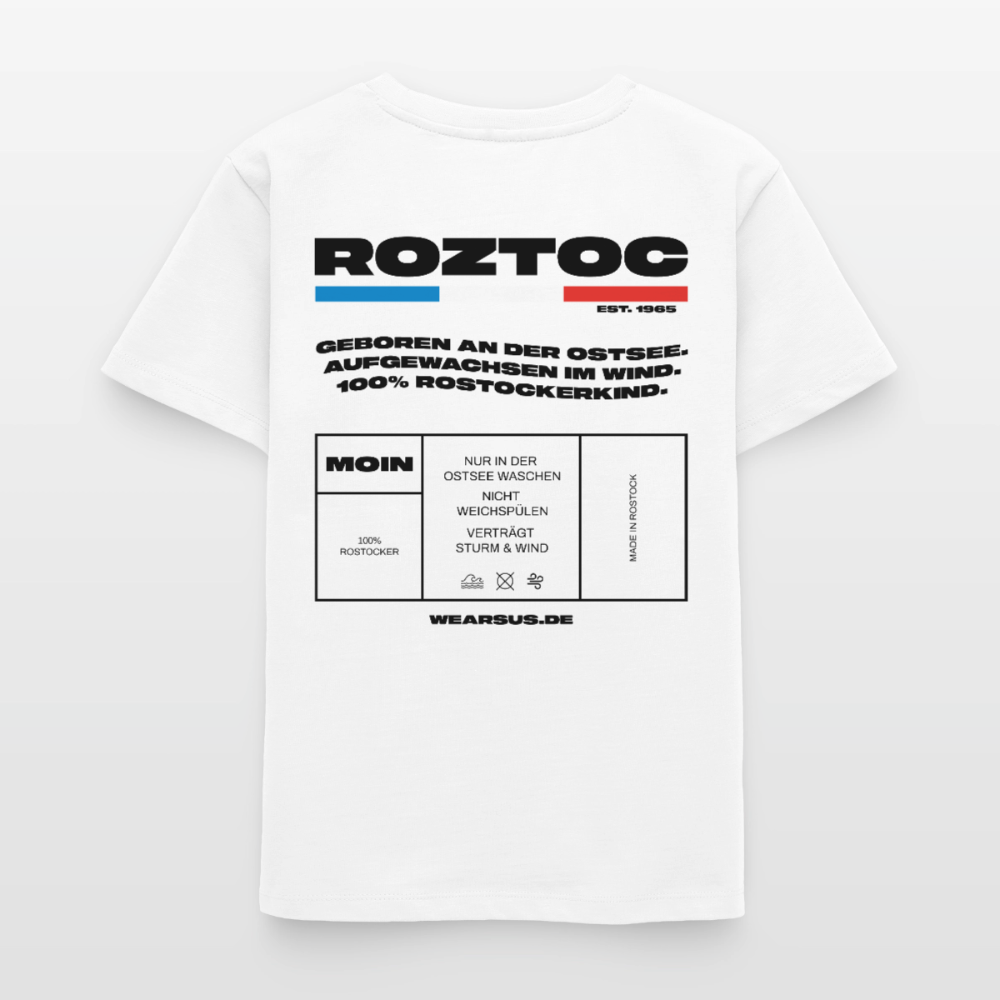 Rostock 'ROZTOC' Edition Kinder T-Shirt weiß - Weiß