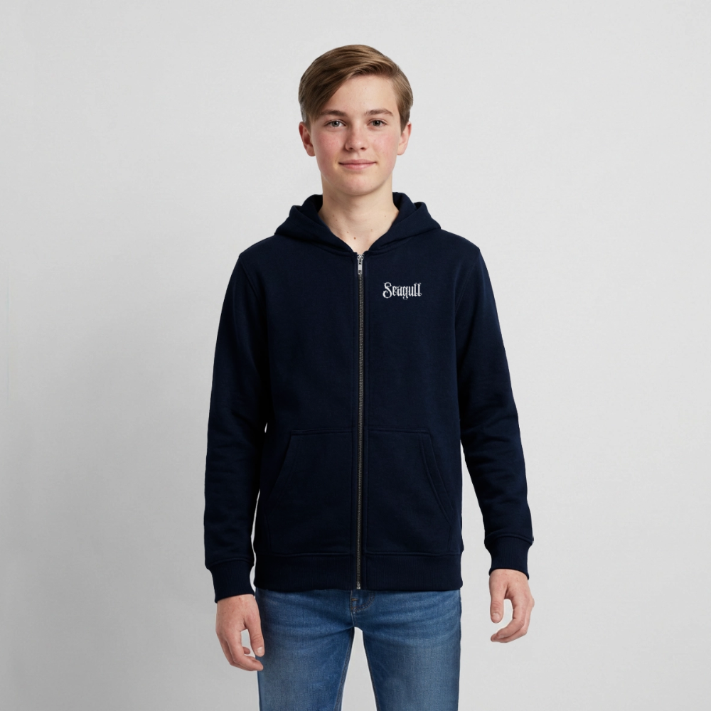 Rostock 'SEAGULL' Edition Bio Zip Hoodie Kinder - Navy