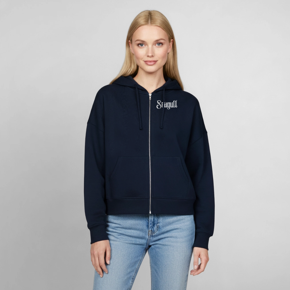 Rostock 'Seagull' Bio Zip Hoodie Damen - Navy