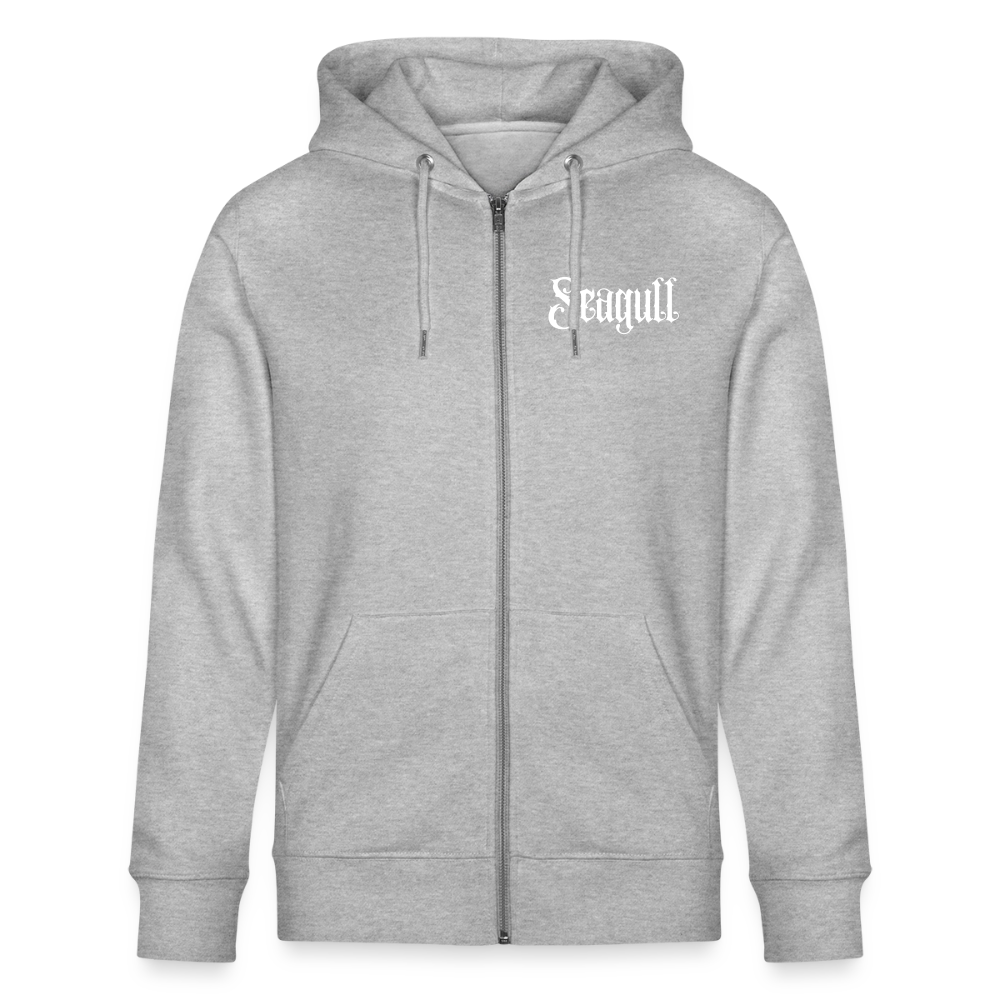Rostock 'SEAGULL' Edition Bio Zip Hoodie Herren - Grau meliert
