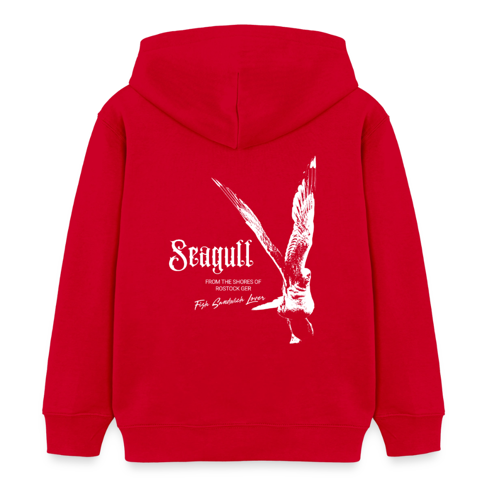 Rostock 'SEAGULL' Edition Bio Hoodie Kinder - Rot