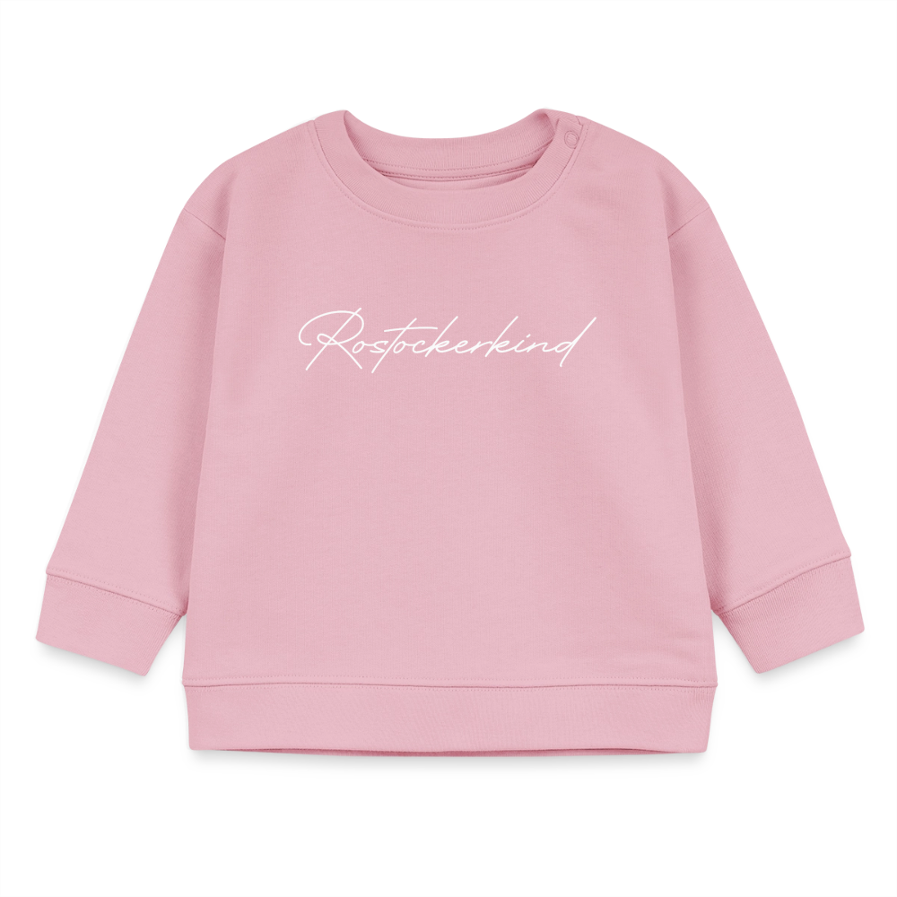 Rostock 'Rostockerkind' Signature Bio Sweatshirt Babys - Hellrosa