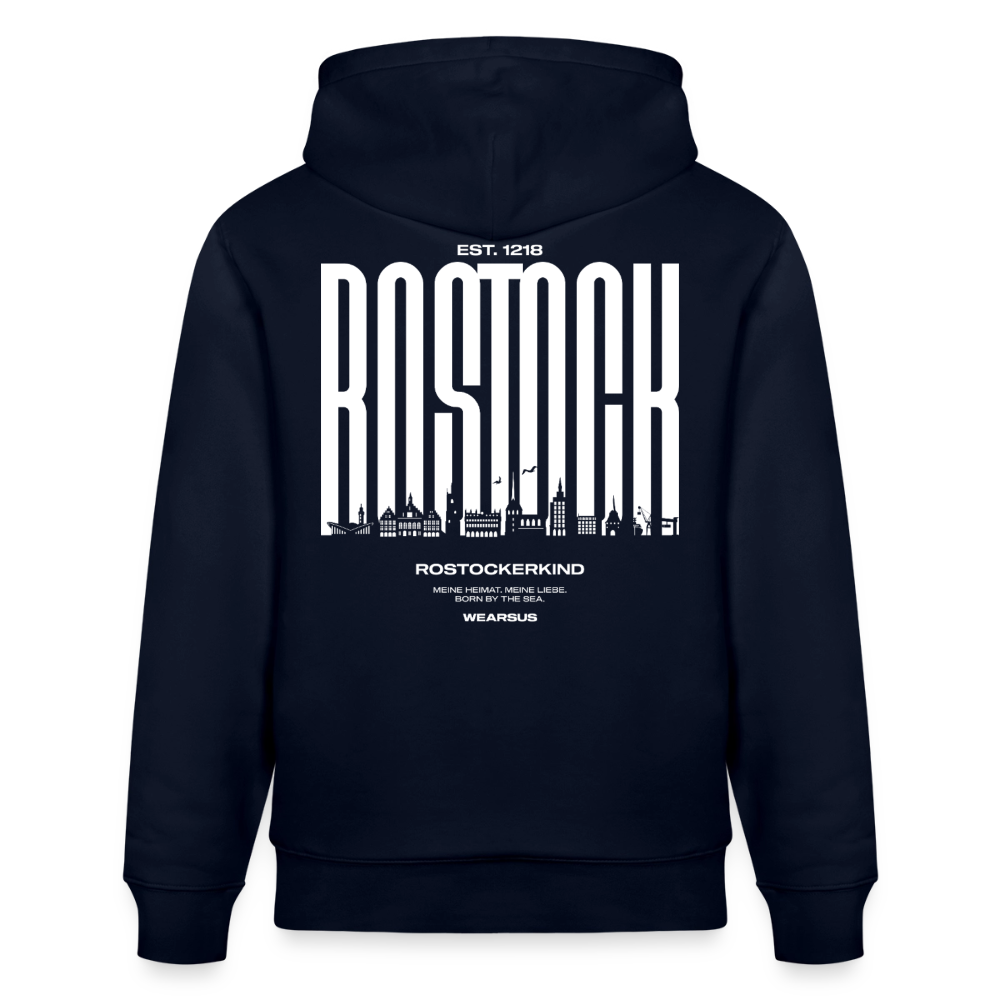 Rostock 'Rostockerkind' Bio Hoodie Unisex Farbe - Navy