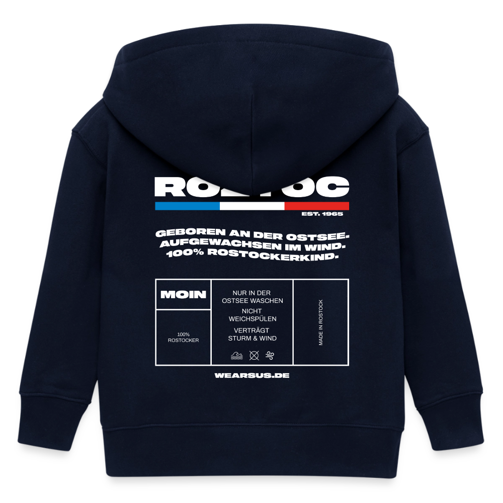 Rostock 'ROZTOC' Edition Bio Zip Hoodie Kinder - Navy