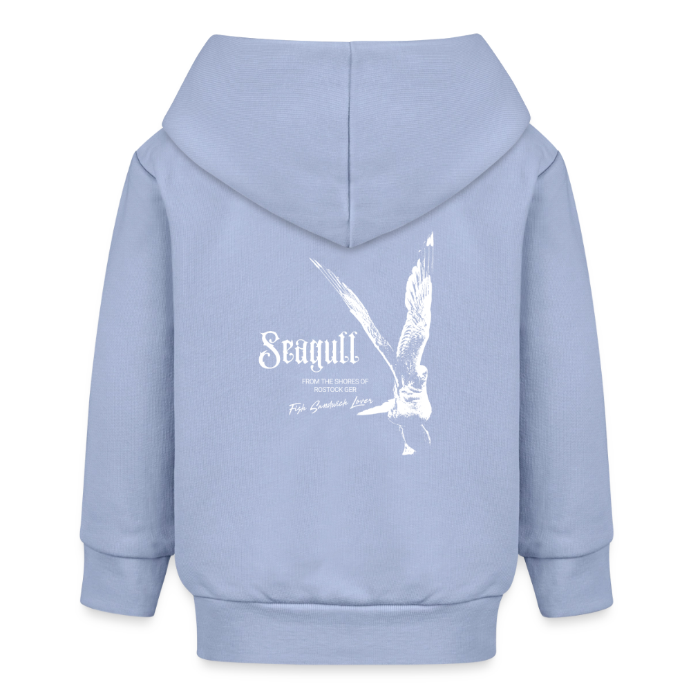 Rostock 'SEAGULL' Edition Bio Baby Zip Hoodie - Sky