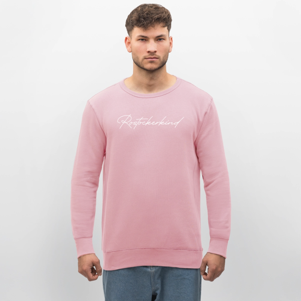 Rostock 'Rostockerkind' Signature Bio Sweatshirt Unisex - Hellrosa