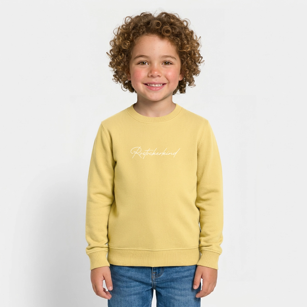 Rostock 'Rostockerkind' Signature Bio T-Shirt Kinder 3-8 Jahre - Gelb Viva 
