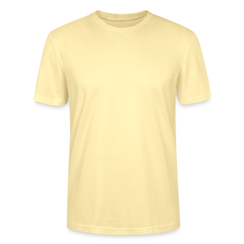 Unisex Sprüche T-Shirt 'Bierber Pilsner Biber' Backprint - Creme