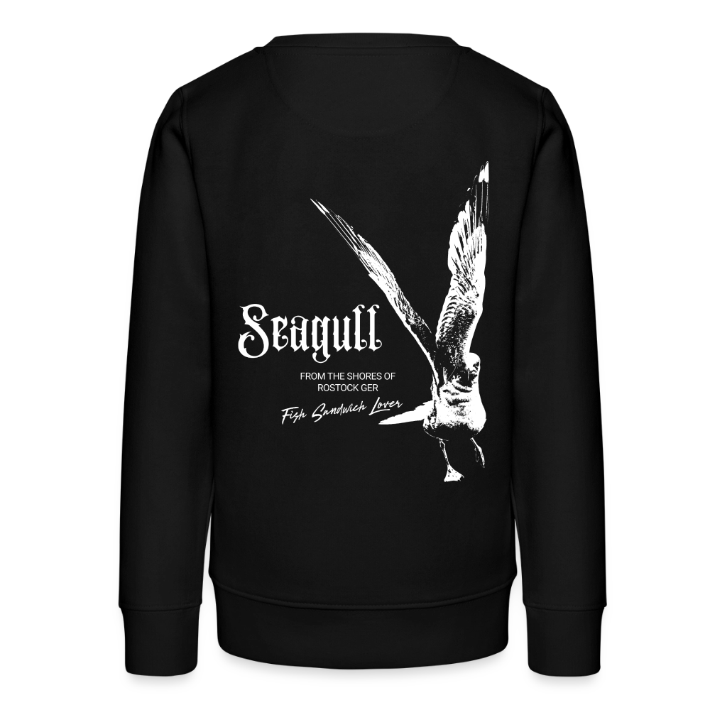 Rostock 'SEAGULL' Edition Bio Kinder Sweatshirt - Schwarz
