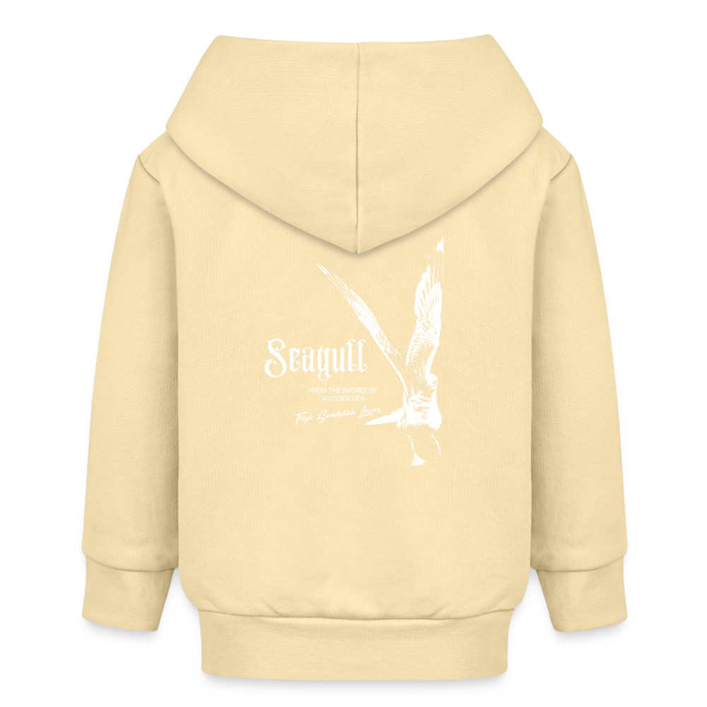 Rostock 'SEAGULL' Edition Bio Baby Zip Hoodie - Creme