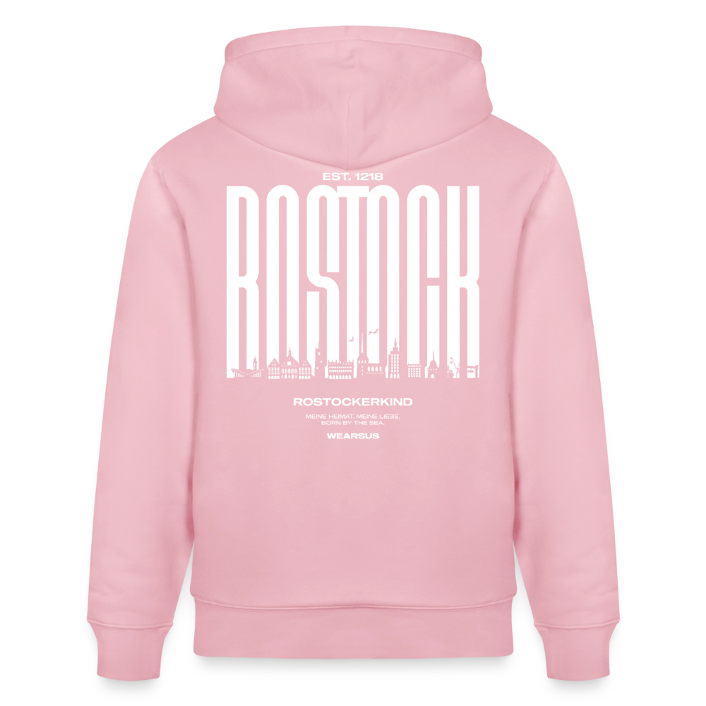 Rostock 'Rostockerkind' Bio Hoodie Unisex Farbe - Hellrosa