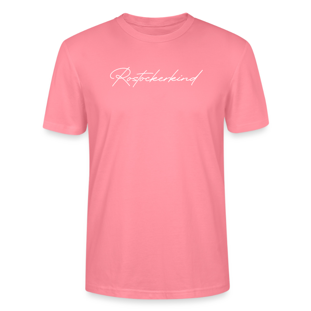 Rostock 'Rostockerkind' Signature Bio T-Shirt Unisex schwarz - Pink 