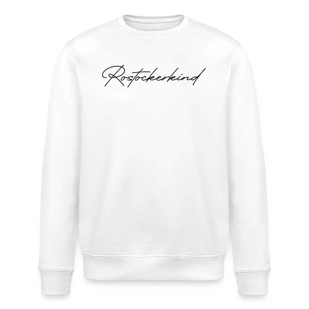 Rostock 'Rostockerkind' Signature Bio Sweatshirt Unisex weiß - Weiß