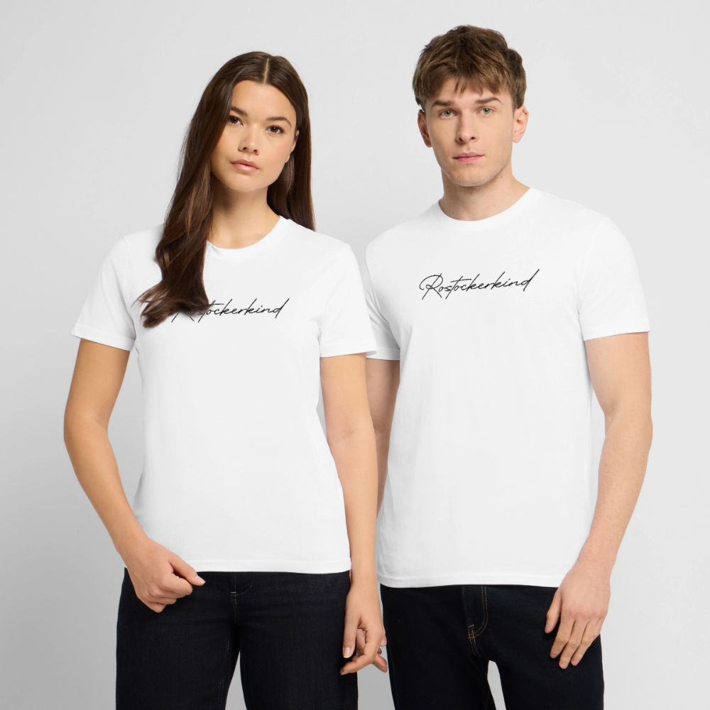 Rostock 'Rostockerkind' Signature Bio T-Shirt Unisex - Weiß