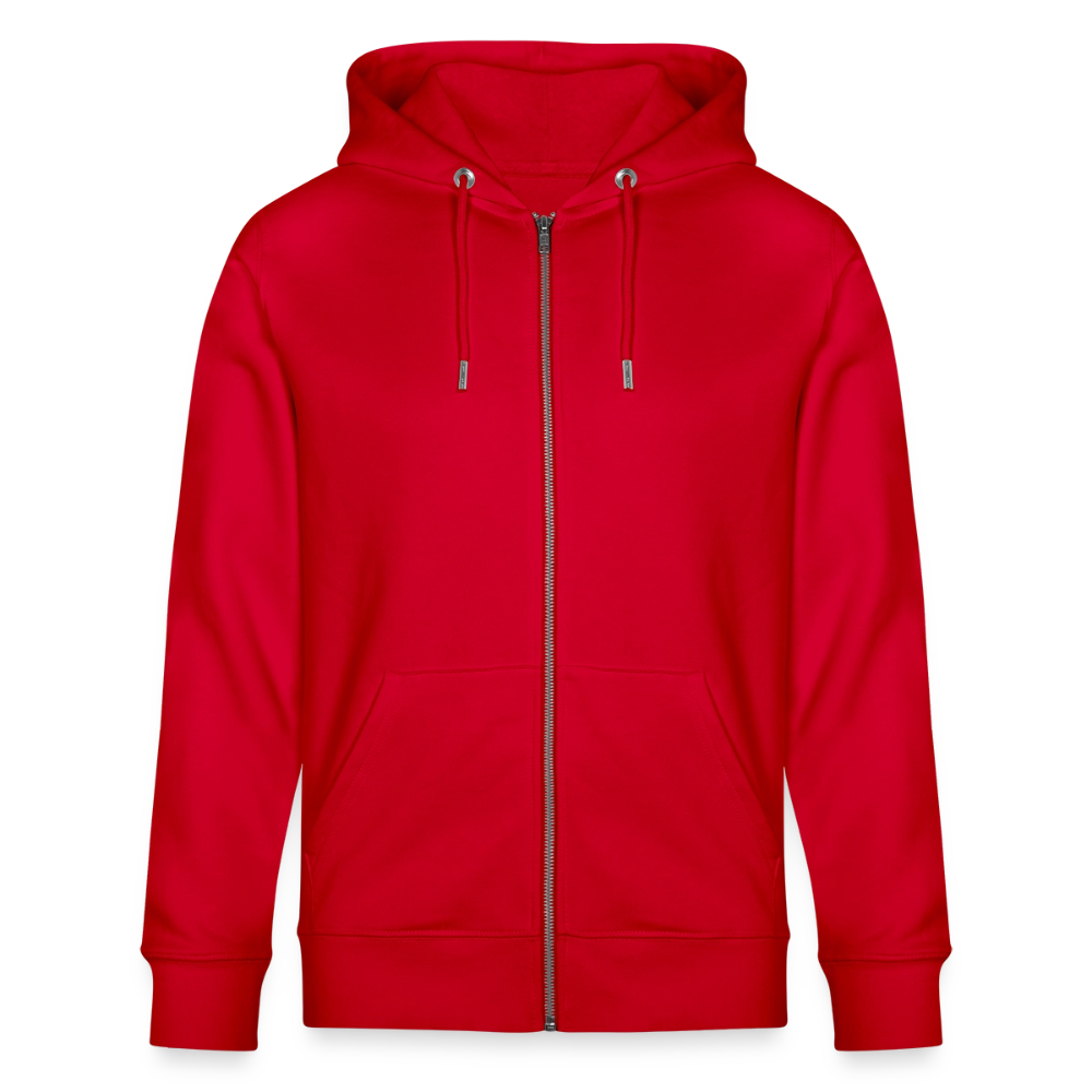 Rostock 'Rostockerkind' Bio Zip Hoodie Herren - Rot