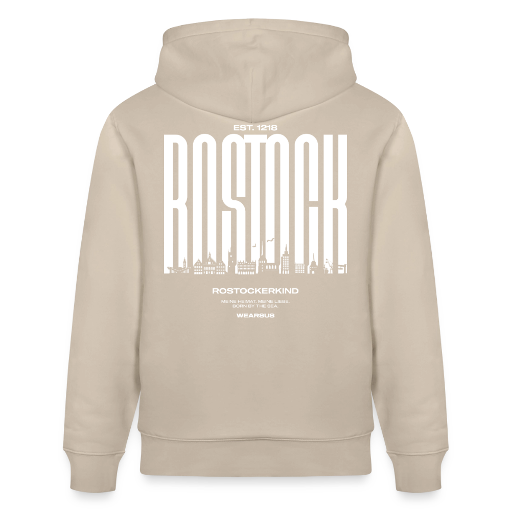 Rostock 'Rostockerkind' Bio Hoodie Unisex Farbe - Beige