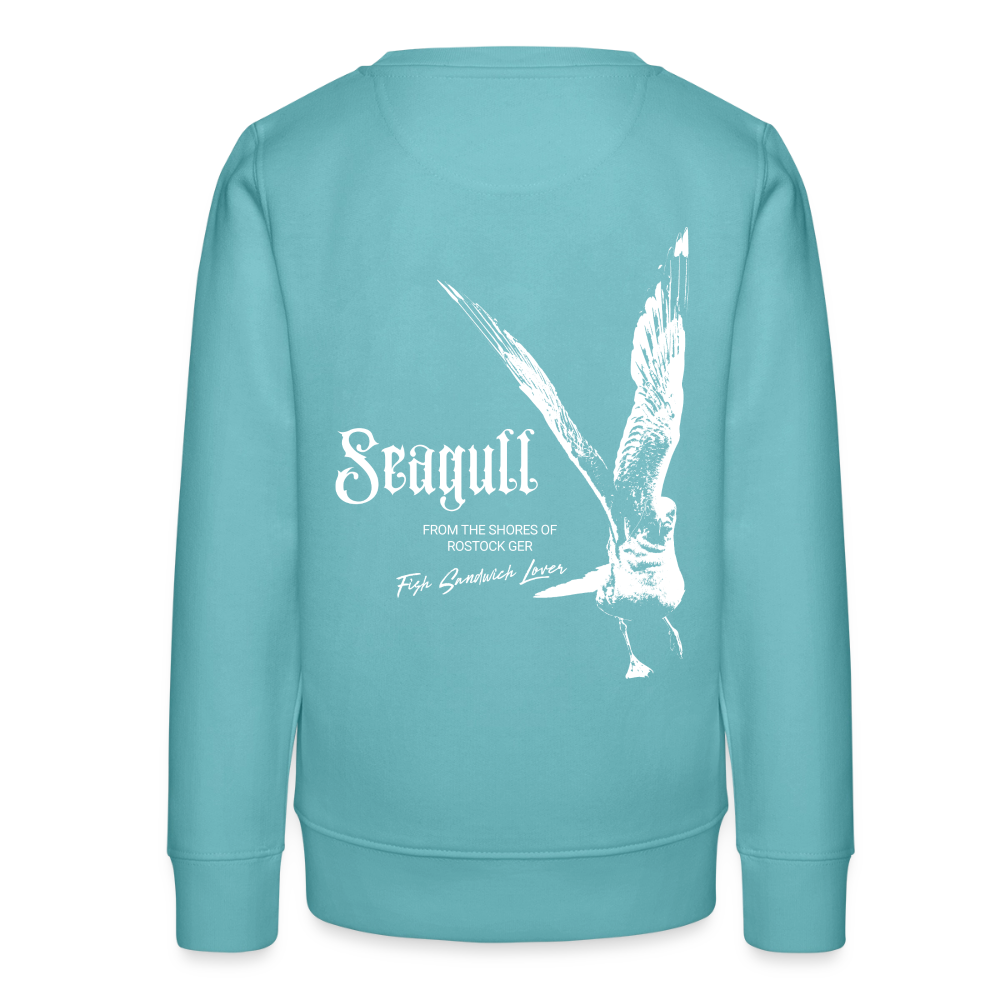 Rostock 'SEAGULL' Edition Bio Kinder Sweatshirt - Pastelltürkis